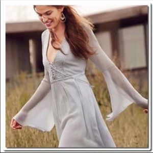 Elegant Gray Women's Dress